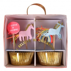 I Believe In Unicorns Cupcake Kit By Meri Meri